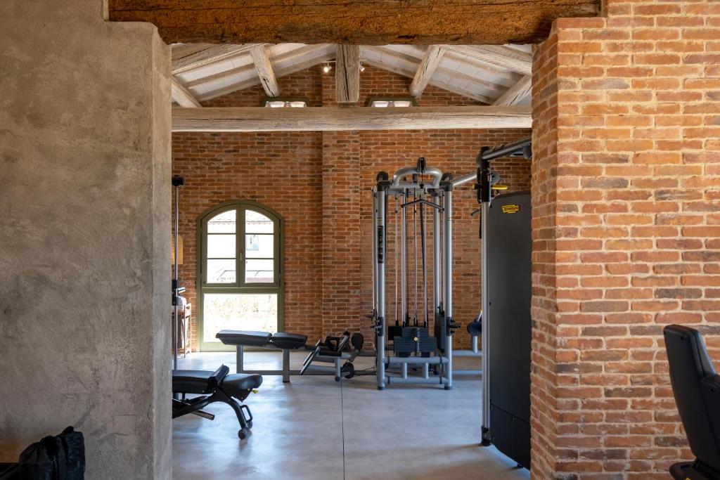 Fitness centrum a/nebo fitness zařízení v ubytování Villa Petriolo