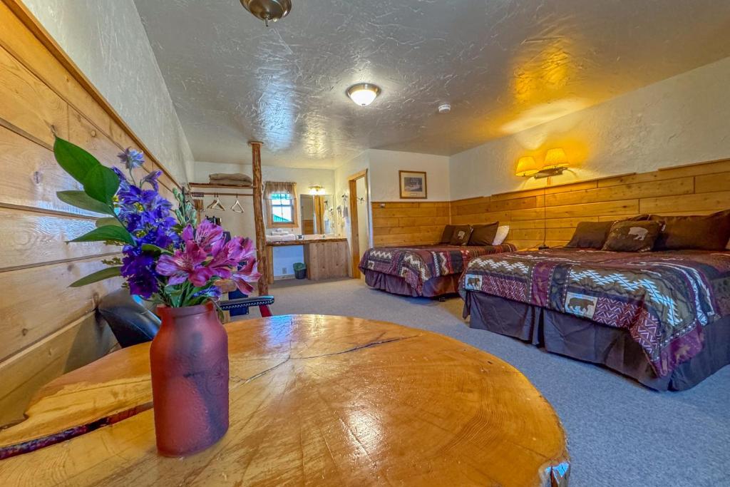 Posezení v ubytování Chinook Winds Lodge