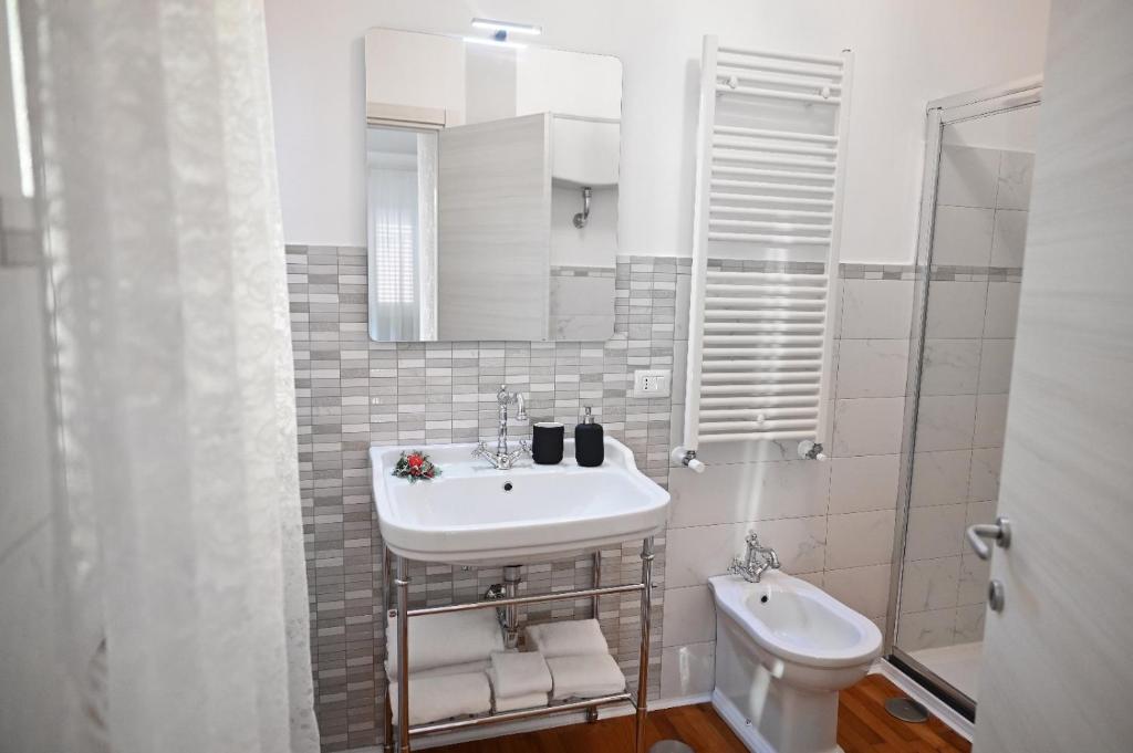 Koupelna v ubytování B&B MareLuna