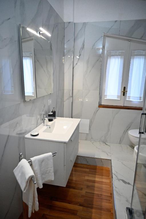Koupelna v ubytování B&B MareLuna