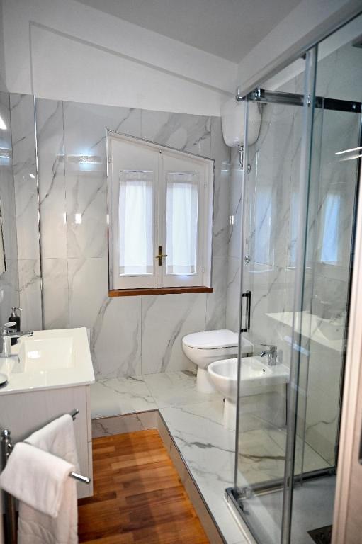 Koupelna v ubytování B&B MareLuna