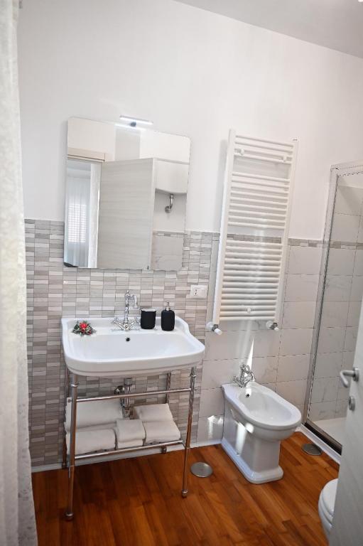 Koupelna v ubytování B&B MareLuna