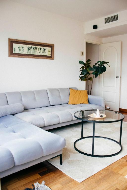 Posezení v ubytování Apartamento Atico-Spa