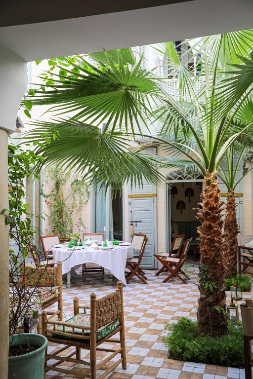 Zahrada ubytování Riad Amour