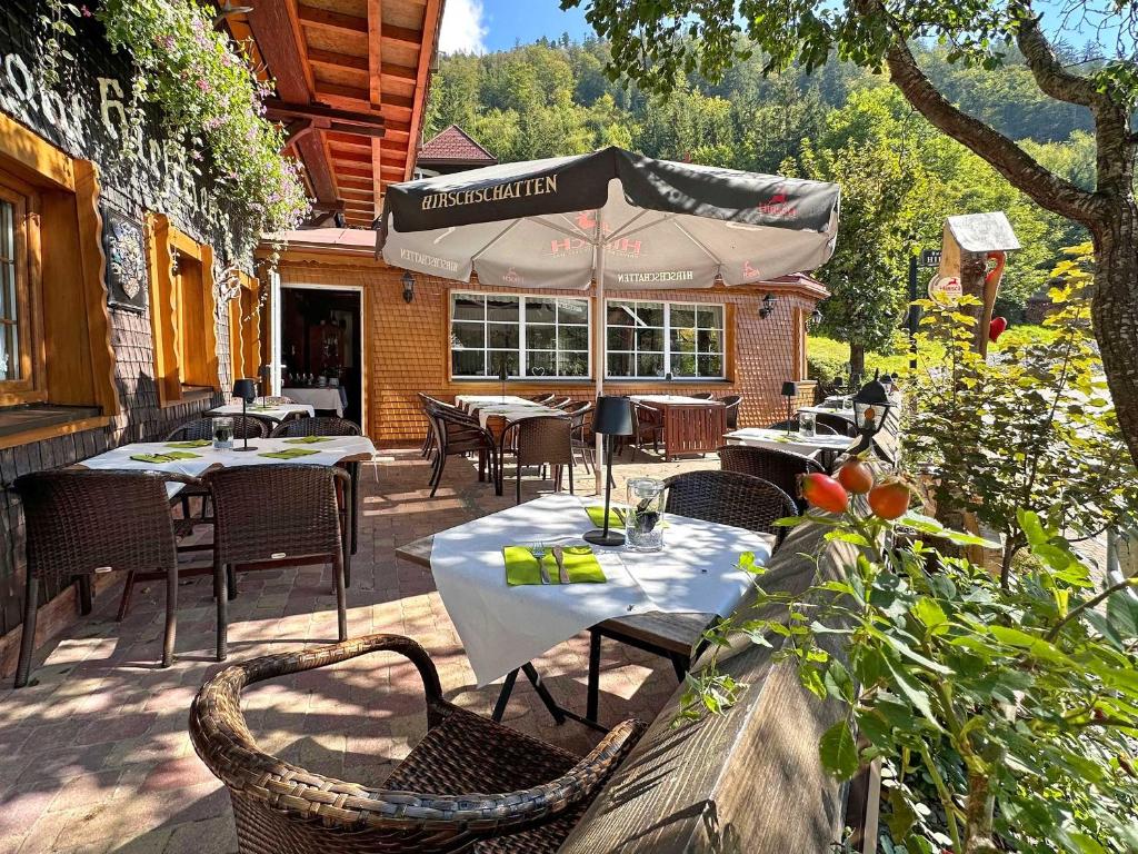 Zahrada ubytování Hotel Hirschen