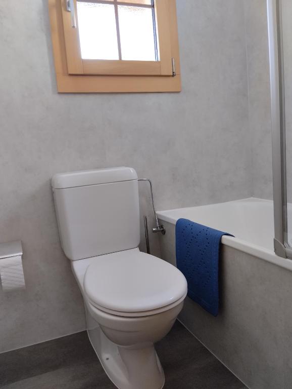 Koupelna v ubytování Chalet Gärlich