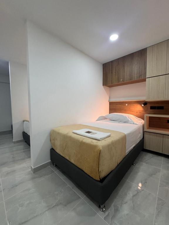 Postel nebo postele na pokoji v ubytování Vida Hostel
