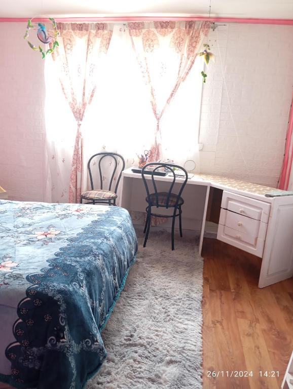 Postel nebo postele na pokoji v ubytování La Casa de Sandrita