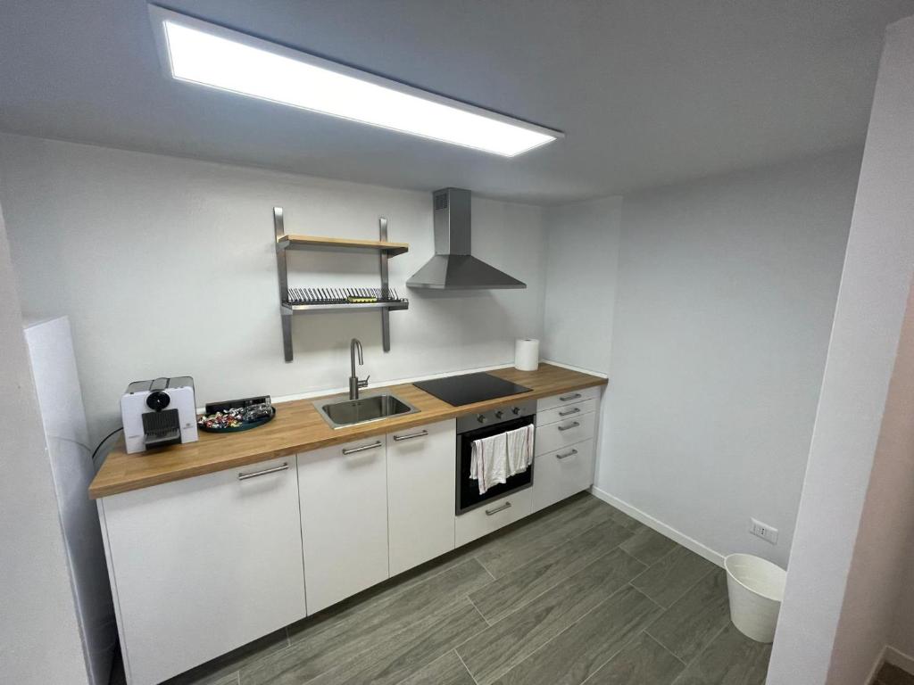 Kuchyň nebo kuchyňský kout v ubytování Lux Bresso Park