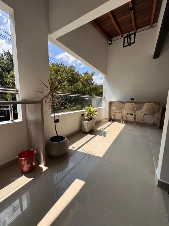 Posezení v ubytování Vida Hostel