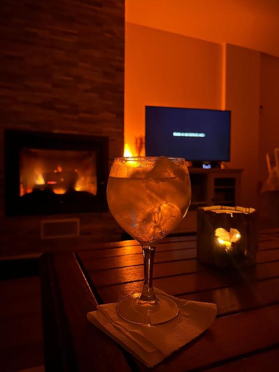 TV a/nebo společenská místnost v ubytování El Escondite De Las Margas