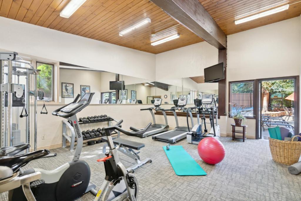 Fitness centrum a/nebo fitness zařízení v ubytování Falcon Point