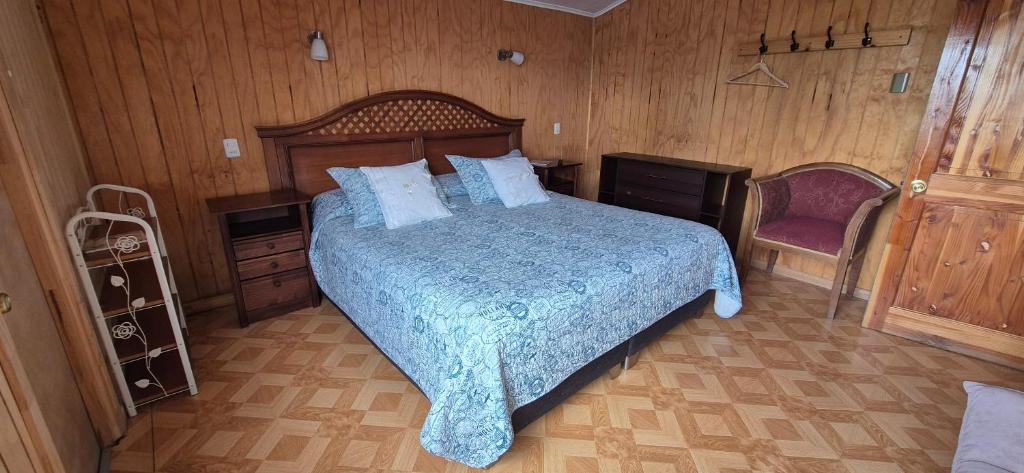 Postel nebo postele na pokoji v ubytování Hostal Nancy