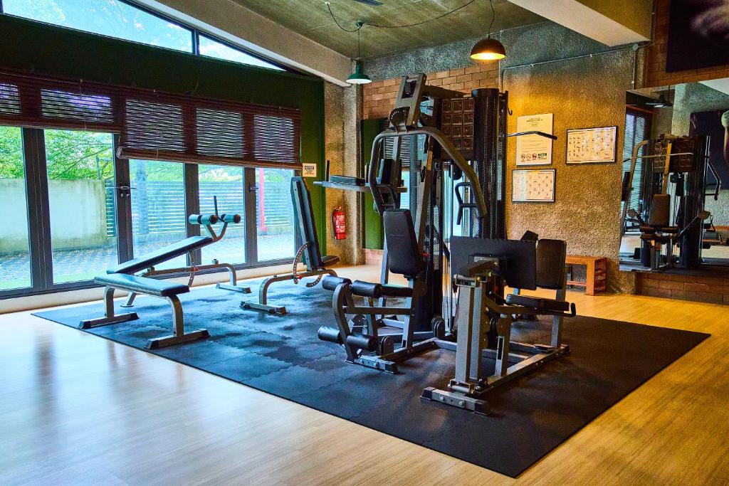 Fitness centrum a/nebo fitness zařízení v ubytování Mount Austin HawKeLai