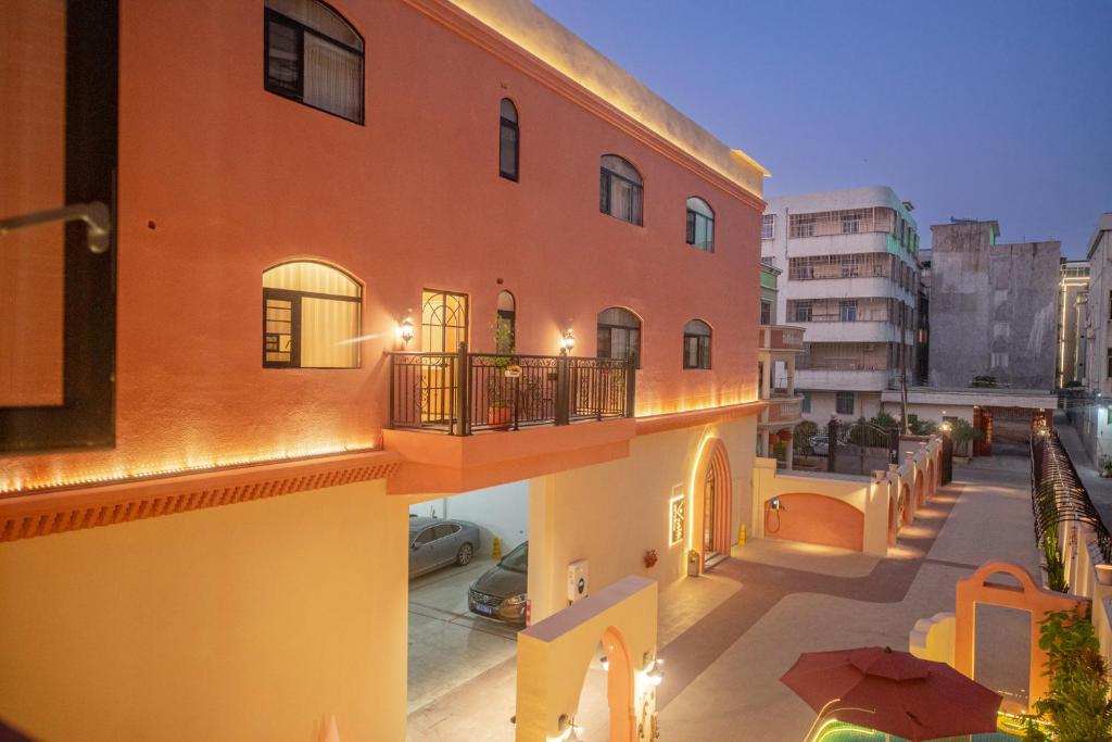 Balkón nebo terasa v ubytování JOURNEY Hotel