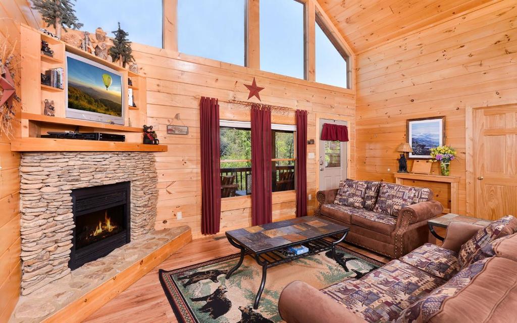 Et opholdsområde på Mountain Breeze