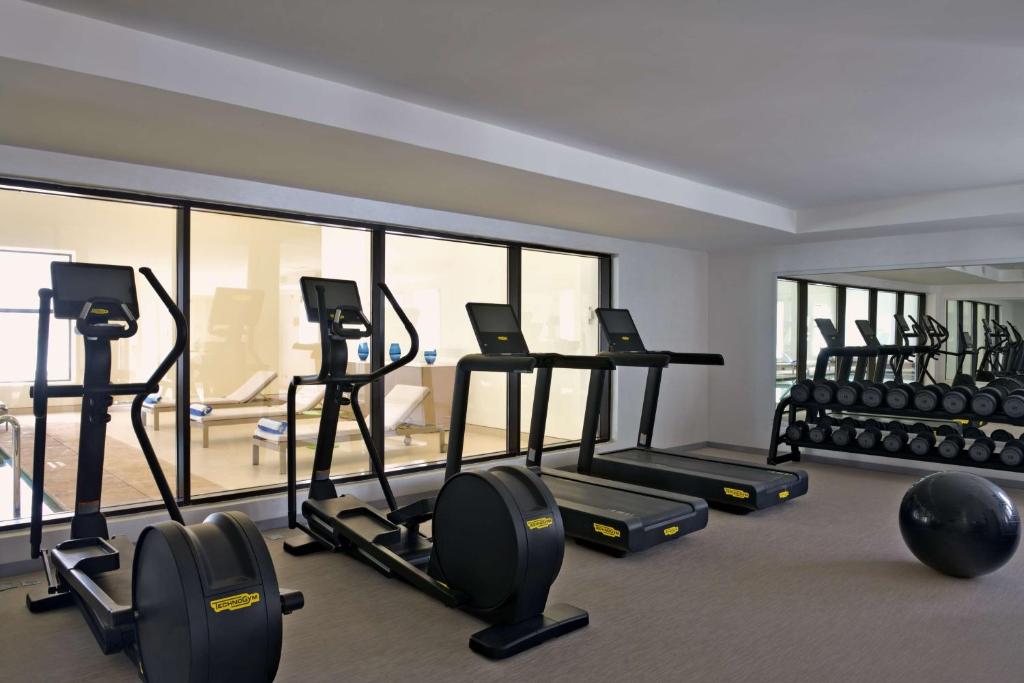Fitness centrum a/nebo fitness zařízení v ubytování Hilton Taghazout Bay Beach Resort & Spa