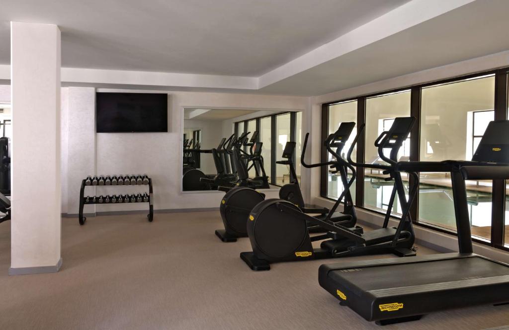 Fitness centrum a/nebo fitness zařízení v ubytování Hilton Taghazout Bay Beach Resort & Spa
