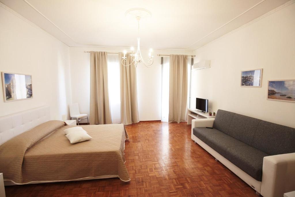 TV a/nebo společenská místnost v ubytování B&B Tarì