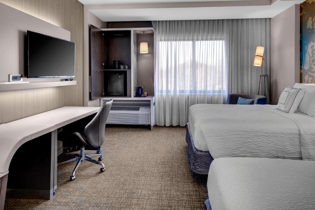 Courtyard by Marriott Carrollton - Queen Kamer Met 2 Queensize Bedden