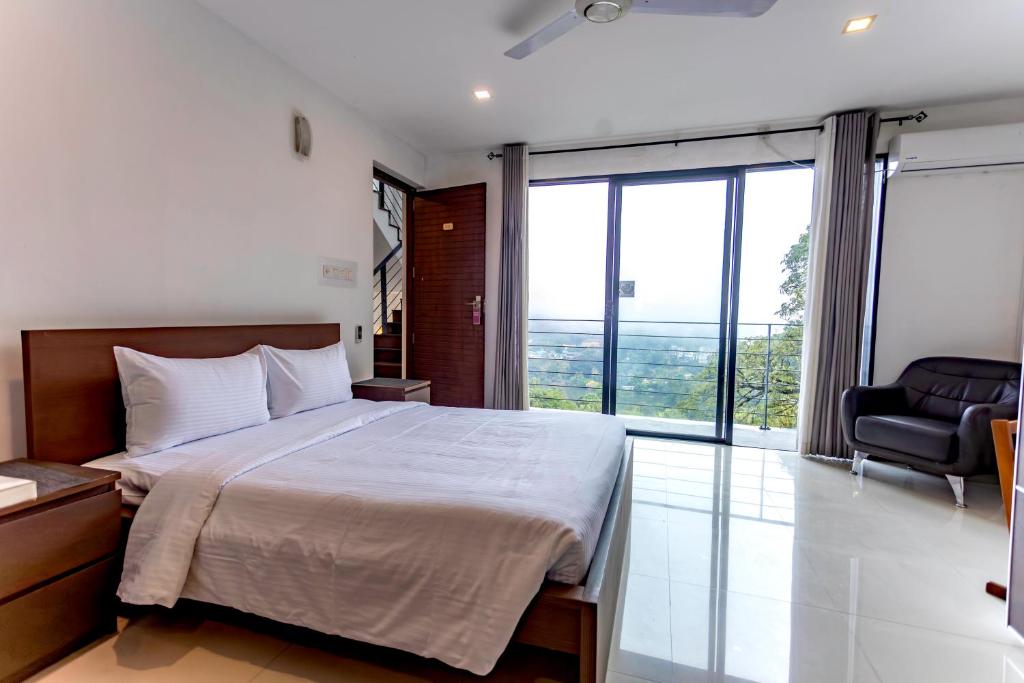 Postel nebo postele na pokoji v ubytování Liselma Residence