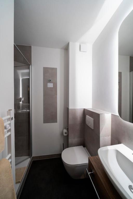 Koupelna v ubytování Hotel zur Post