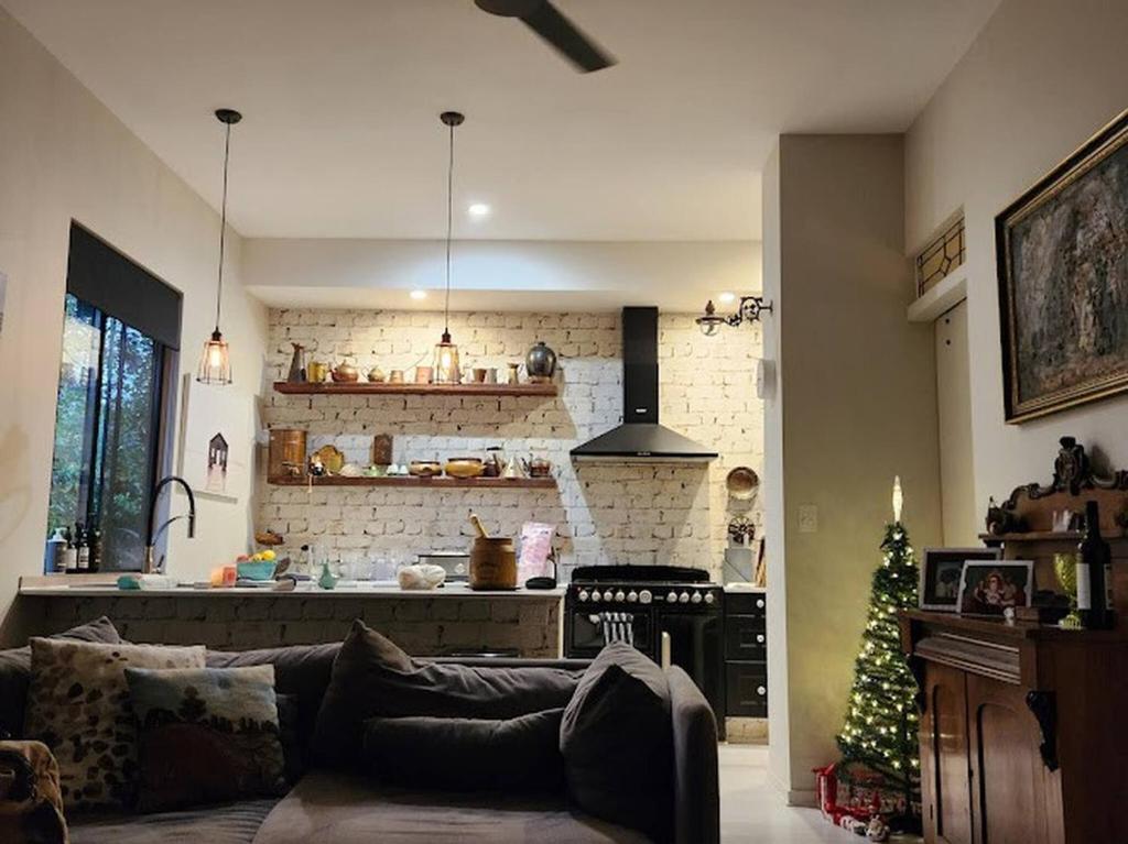 Area soggiorno di Jardin Tiny House Australia