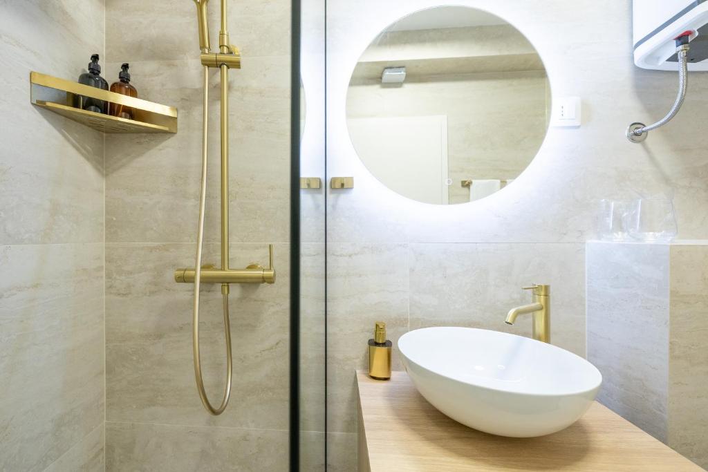 Koupelna v ubytování Kala Rooms