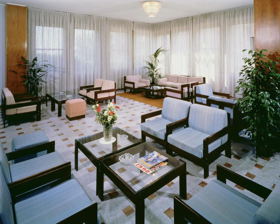 Posezení v ubytování Hotel Continental Fano