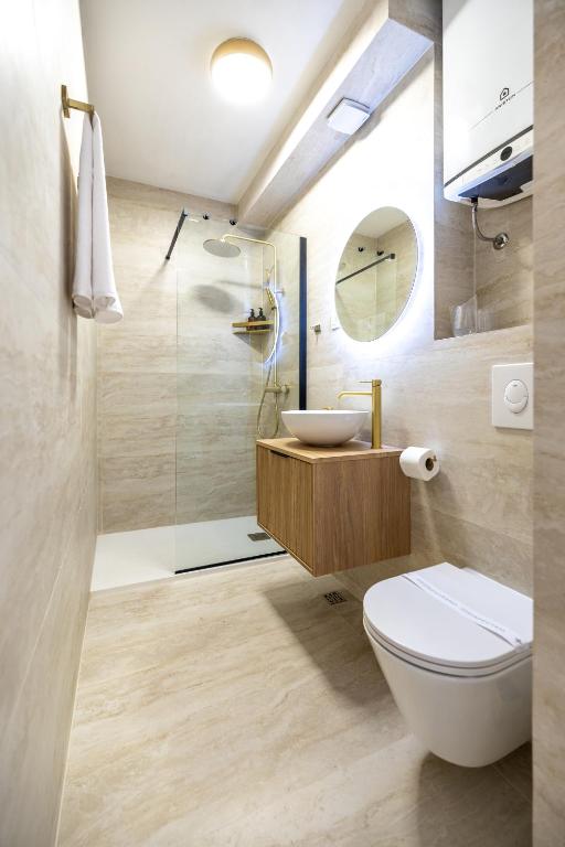 Koupelna v ubytování Kala Rooms