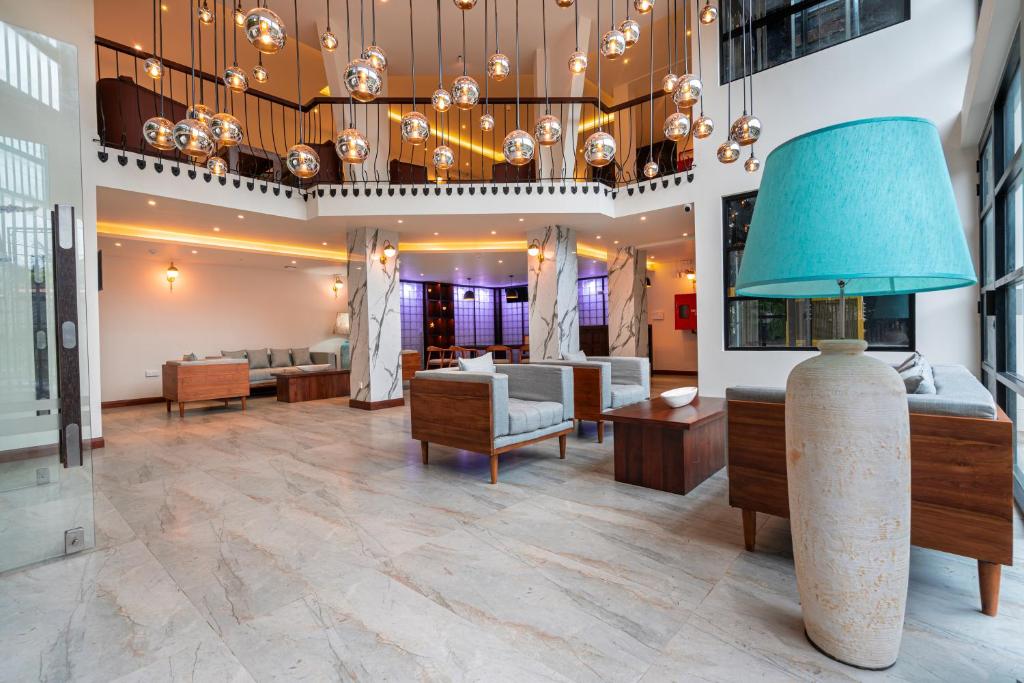 Posezení v ubytování Lavendish Beach Resort
