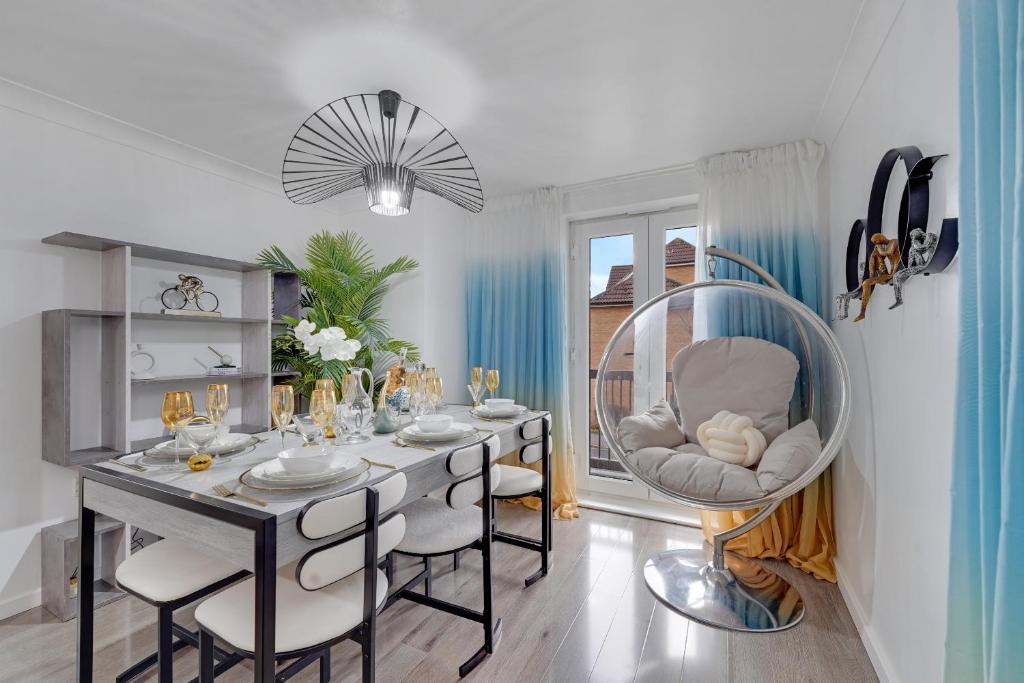 Ảnh trong thư viện ảnh của Velvet Escape, A Stylish 2-Bedroom London Getaway - Sleeps 6 ở Dagenham