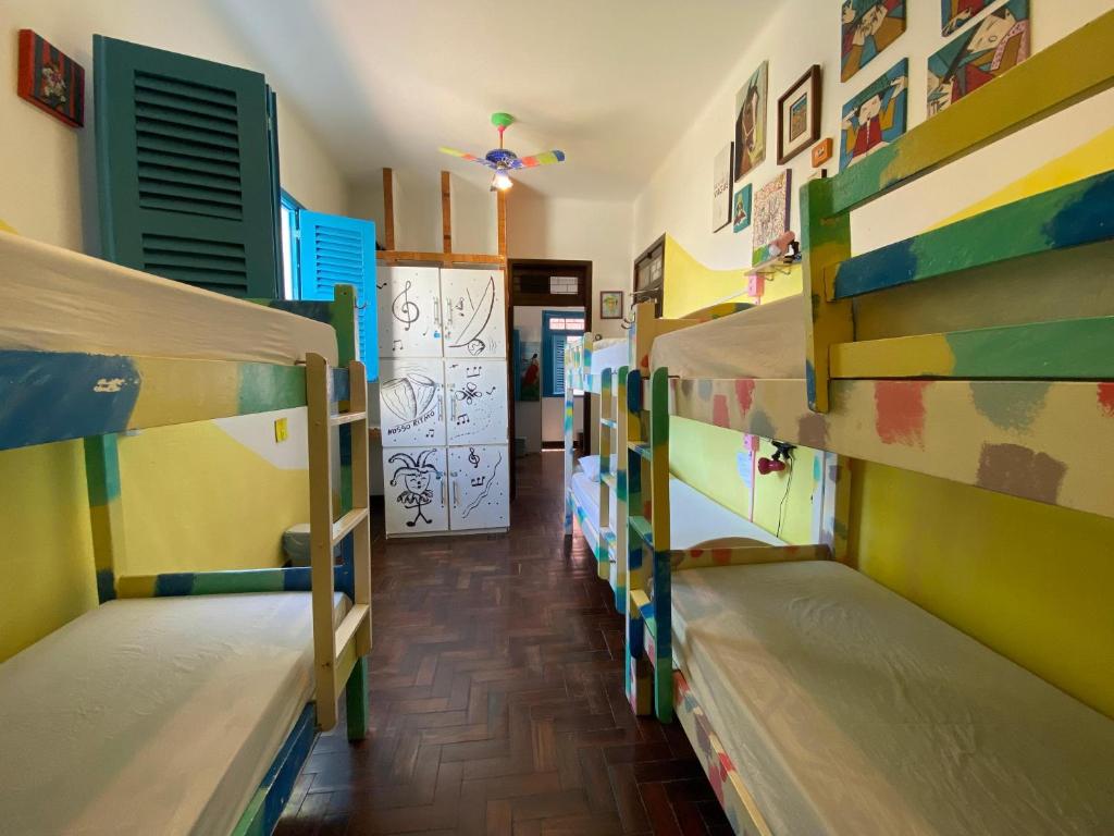 Postel nebo postele na pokoji v ubytování Zili Pernambuco - Hostel Pousada
