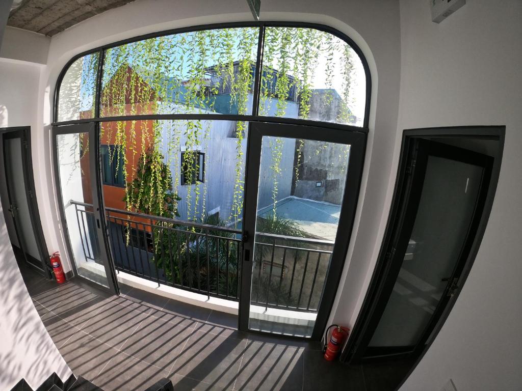 Balkón nebo terasa v ubytování Gito Hostel Hoian
