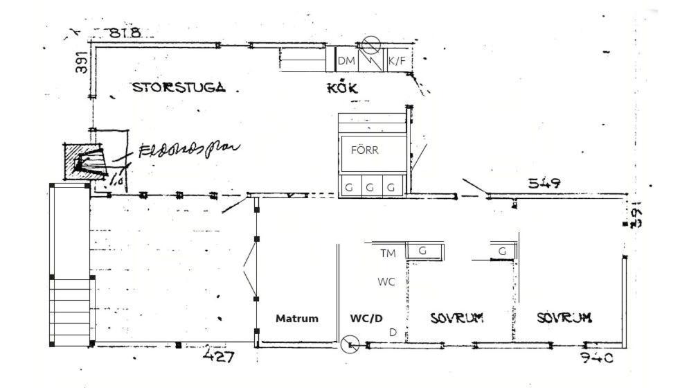 Grundriss der Unterkunft Relaxing Archipelago Cottage Near Stockholm