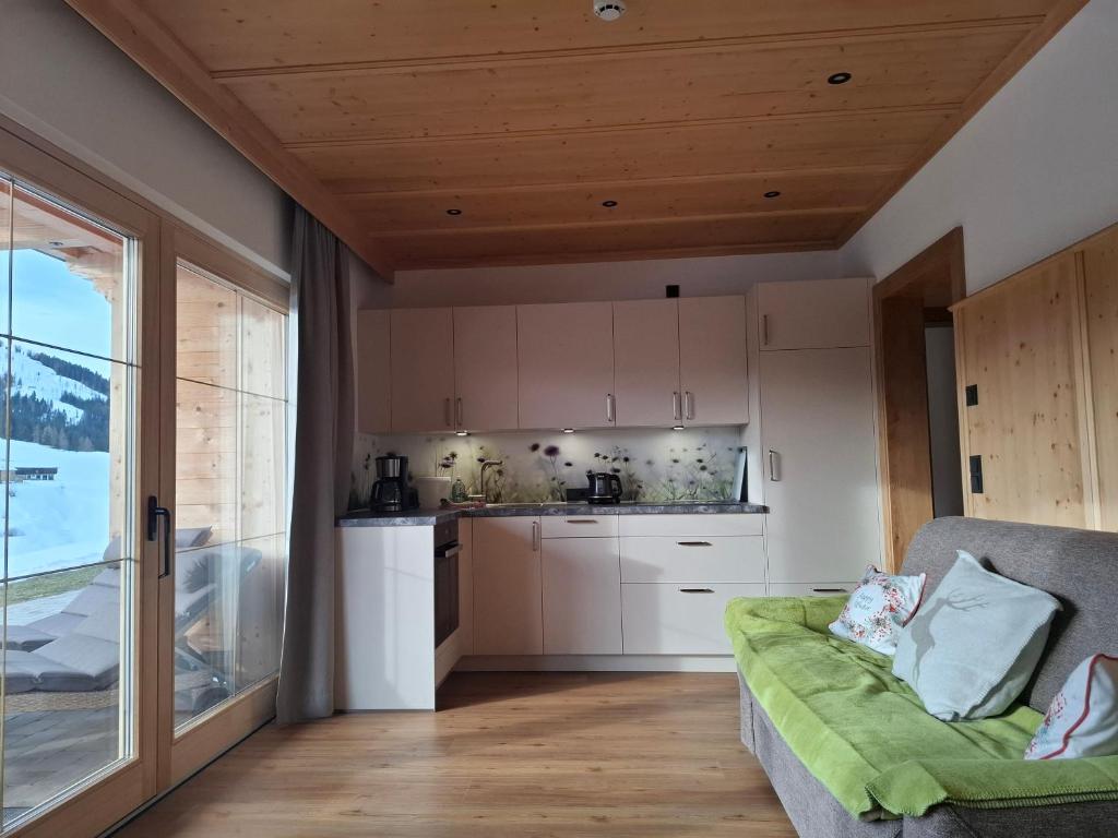 Kuchyňa alebo kuchynka v ubytovaní Sonnenappartements Madlstatthof