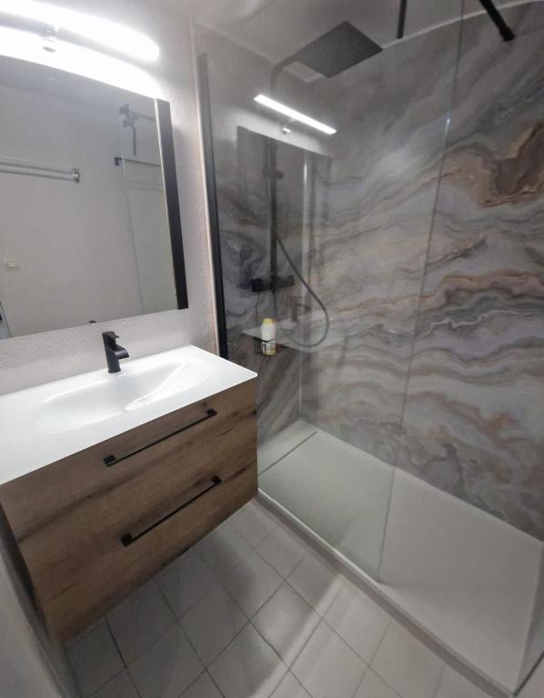 Kúpeľňa v ubytovaní Charmante Villa de vacances
