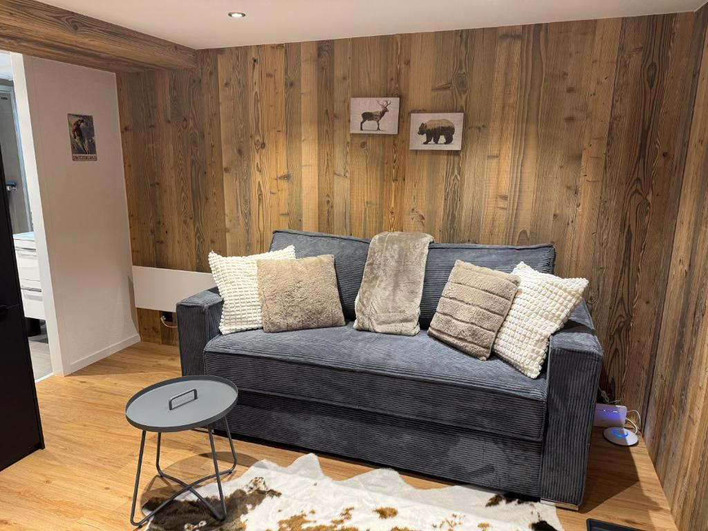 Posezení v ubytování Studio rénové au centre de Saas-Fee