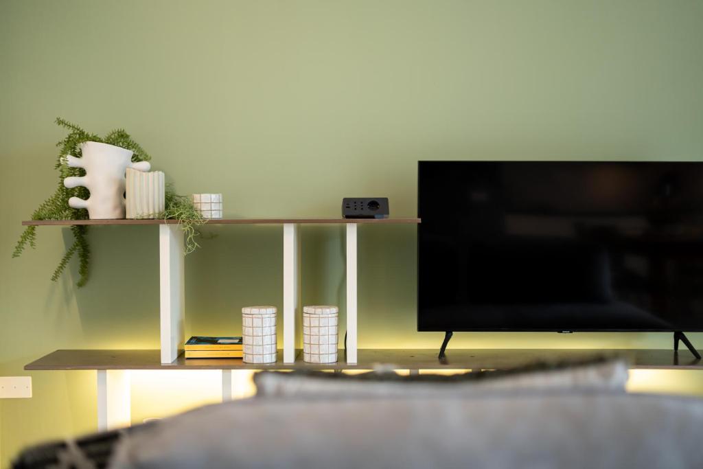 TV a/nebo společenská místnost v ubytování Residence Canova
