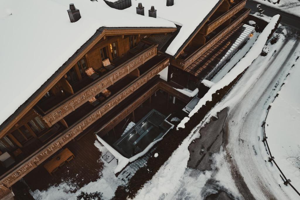 Ultima Hotel Gstaad v zimě