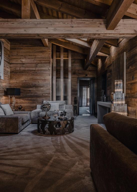 Posezení v ubytování Ultima Hotel Gstaad