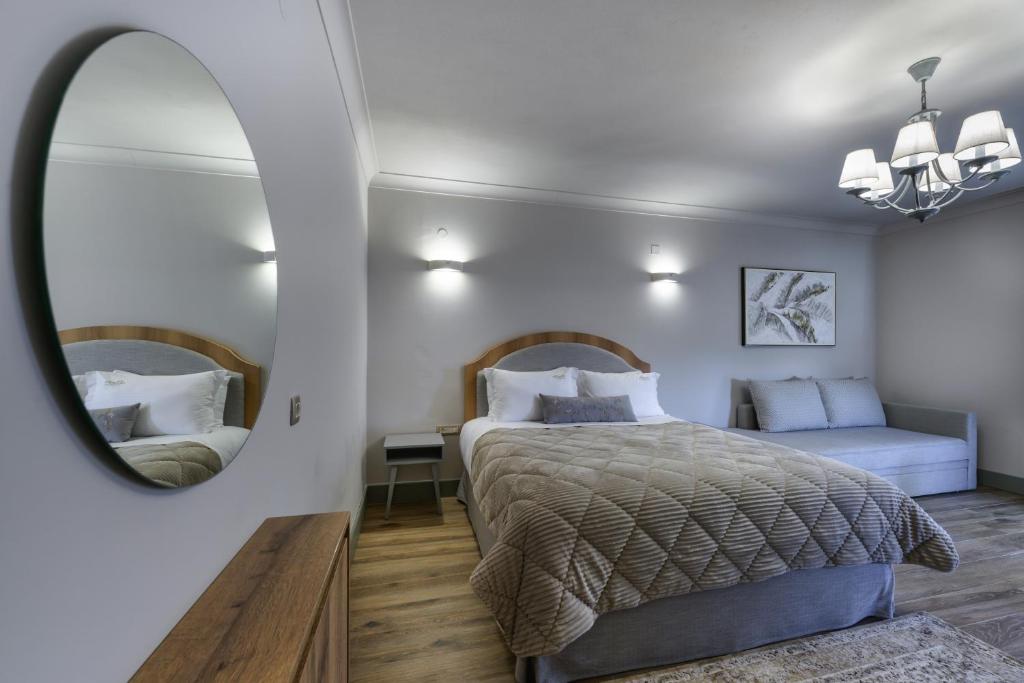 Postel nebo postele na pokoji v ubytování Álbero Hotel