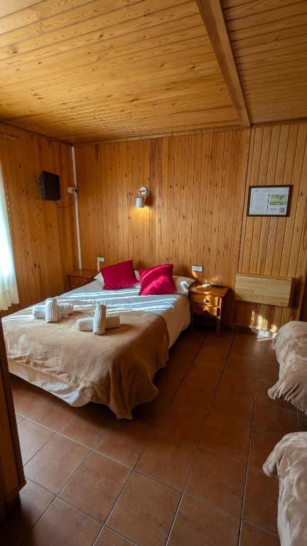 Posteľ alebo postele v izbe v ubytovaní Camping Solau