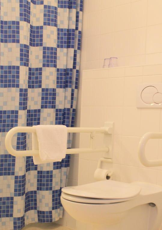Koupelna v ubytování Hotel Kaiser