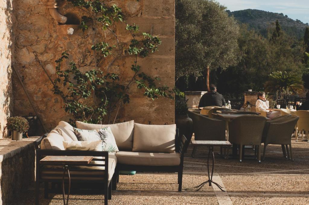 Posezení v ubytování Finca Can Estades
