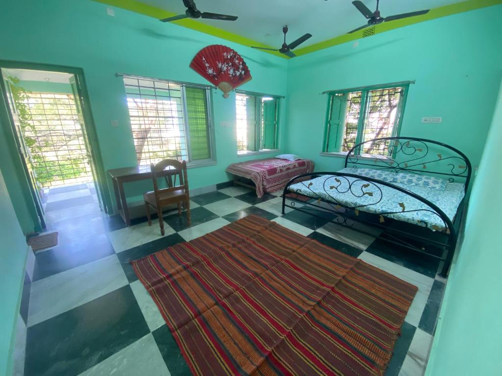 Voodi või voodid majutusasutuse Kraunchawdip Homestay toas