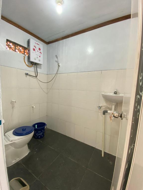 Koupelna v ubytování Dieng cabin atas awan