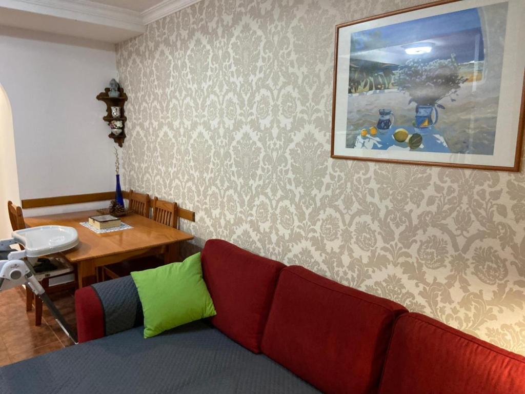 Część wypoczynkowa w obiekcie Apartamento Mar y Montaña