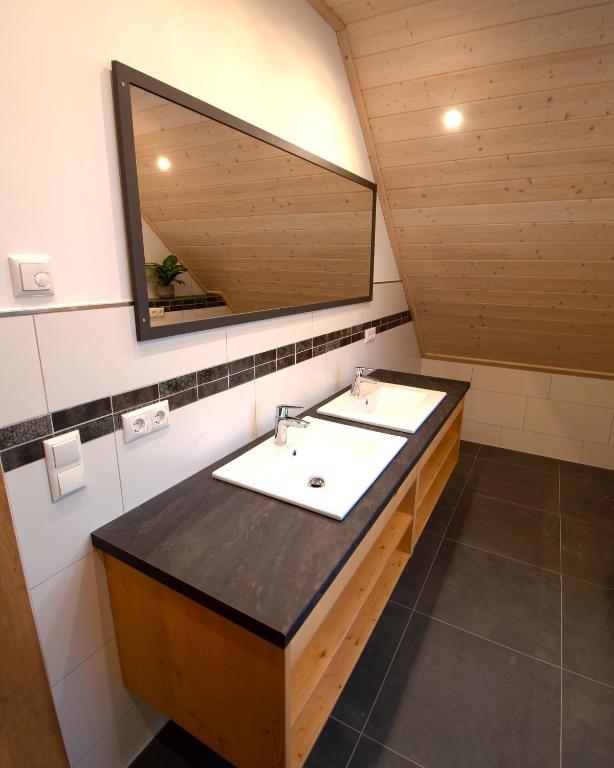 Koupelna v ubytování Ferienhaus Benedikt