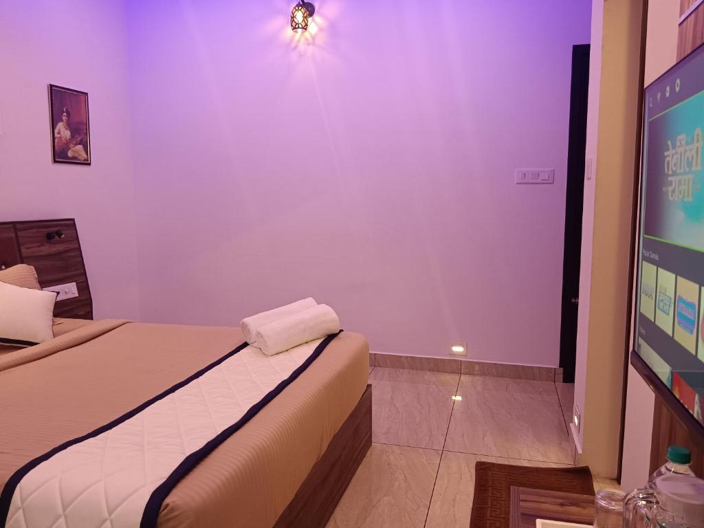 Postel nebo postele na pokoji v ubytování Sky Elanza